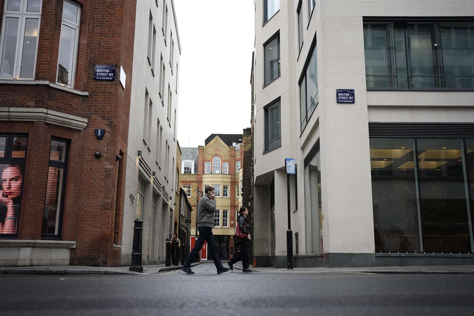 Two of eight new commemorative street signs in place (Jordan Pettitt/PA)