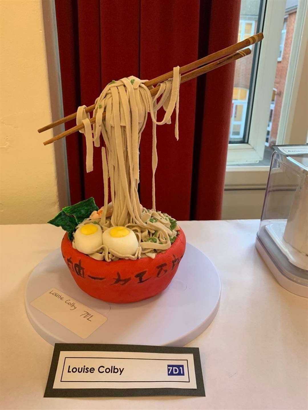 The winning cake by Year 7 student Louise Colby