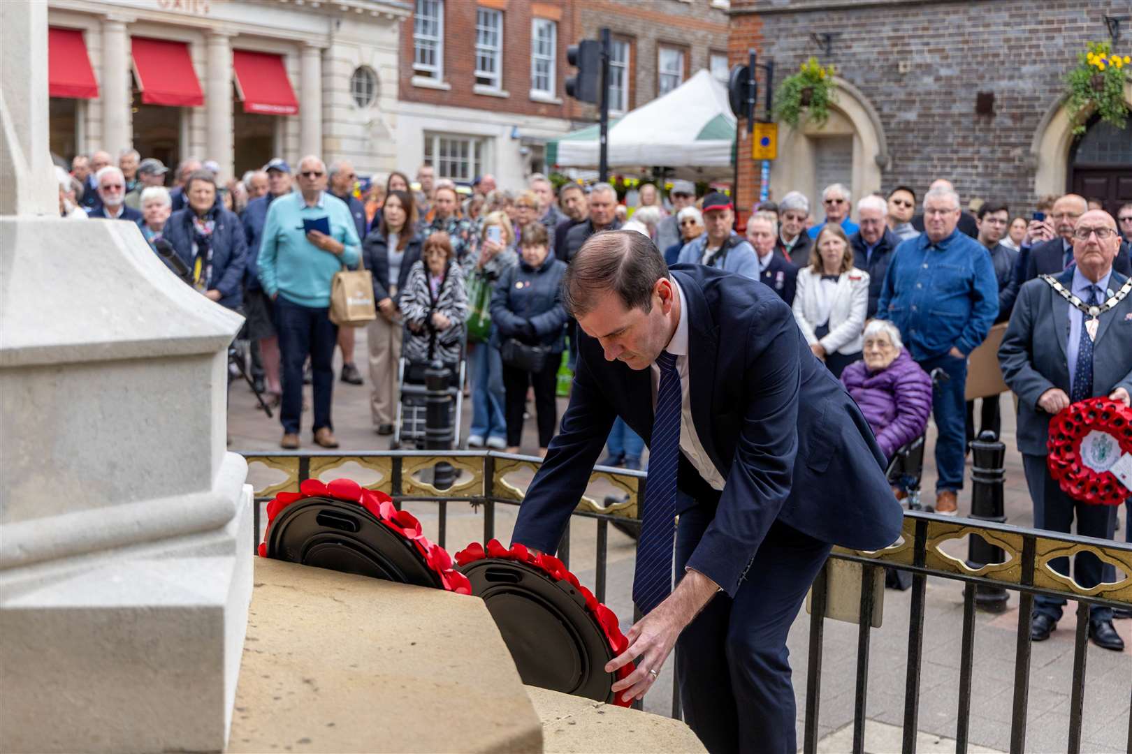 VE80 day in Newbury - Lee Dillon MP
