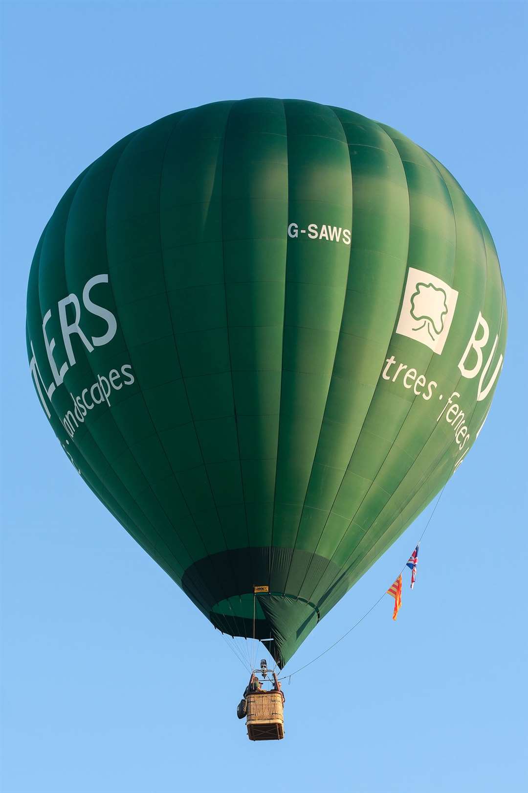 The early morning balloon ascent at the Berkshire Balloon Fiesta