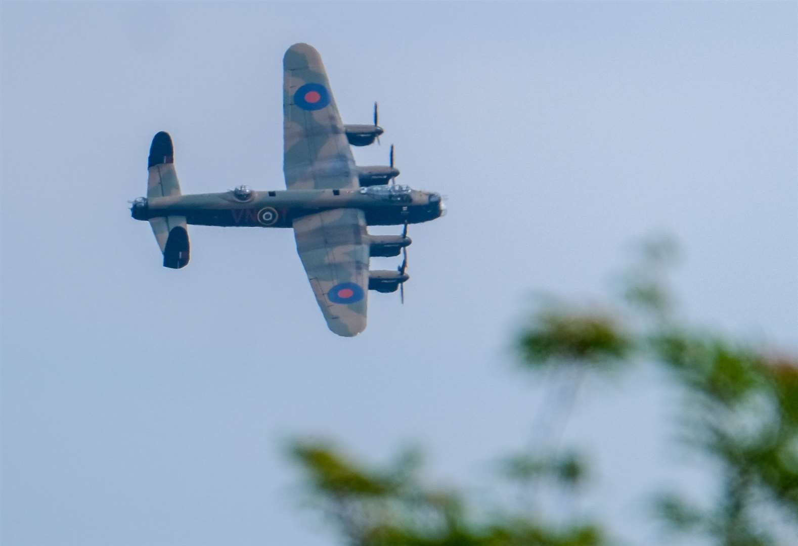 The Lancaster Bomber flyover was the show's finale