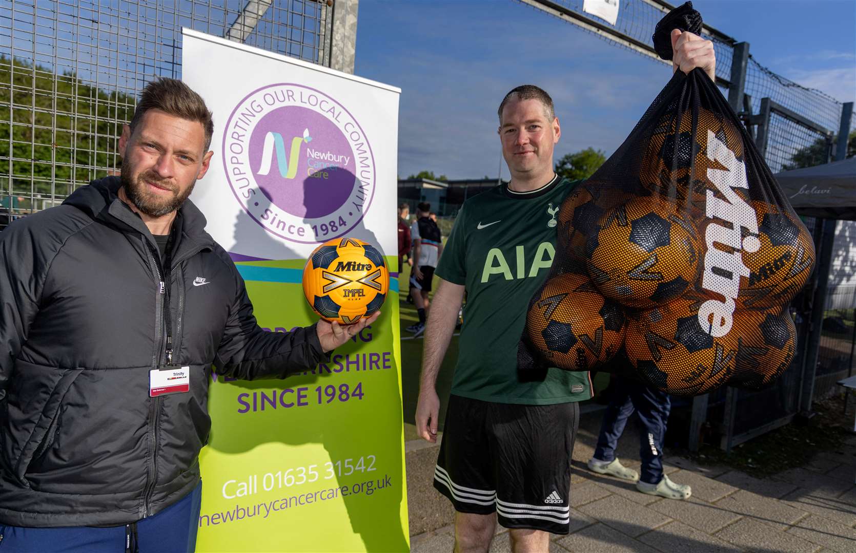 Event organisers Ash Stockwell and Andrew Downing