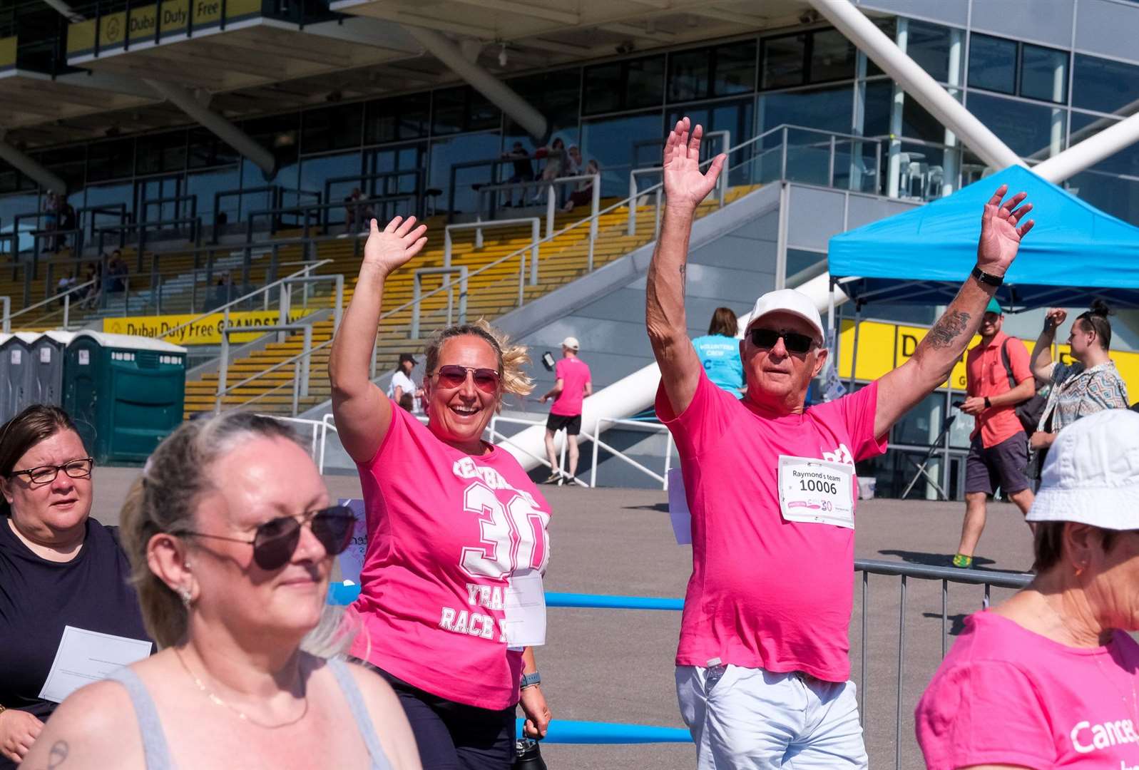 Start of the 10k at Newbury Race for Life