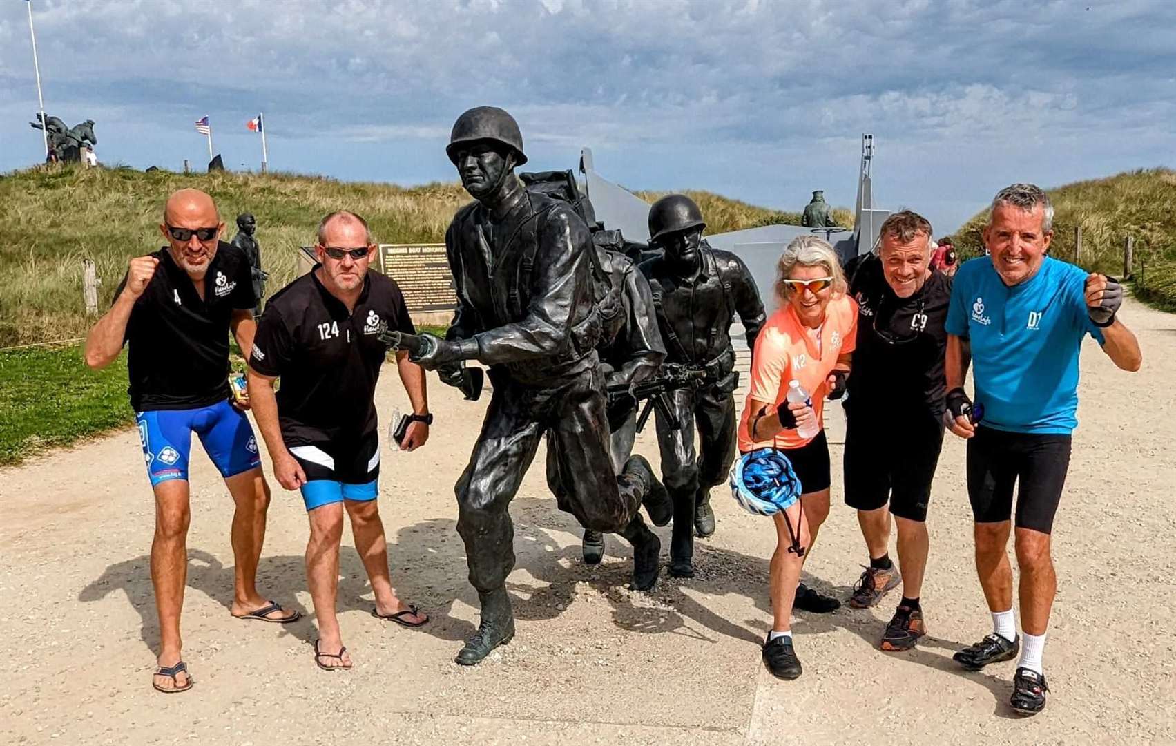 Team take on the challenging route in honour of the fallen