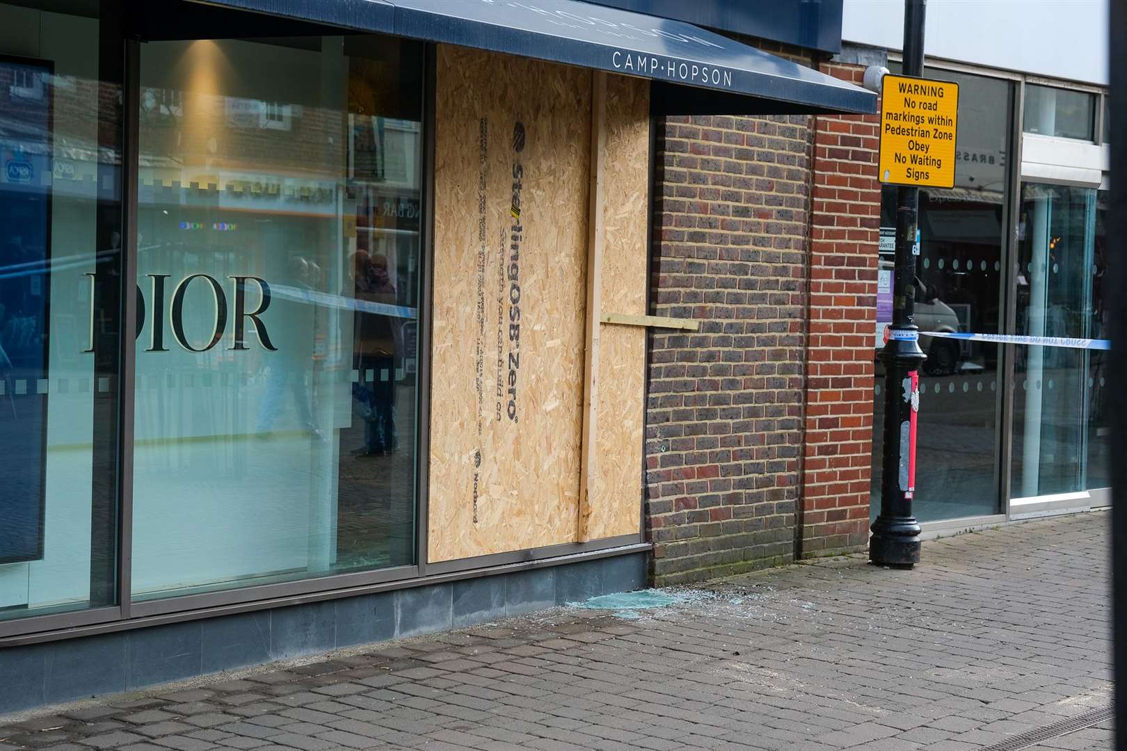 Camp Hopson was broken into in the early hours of this morning
