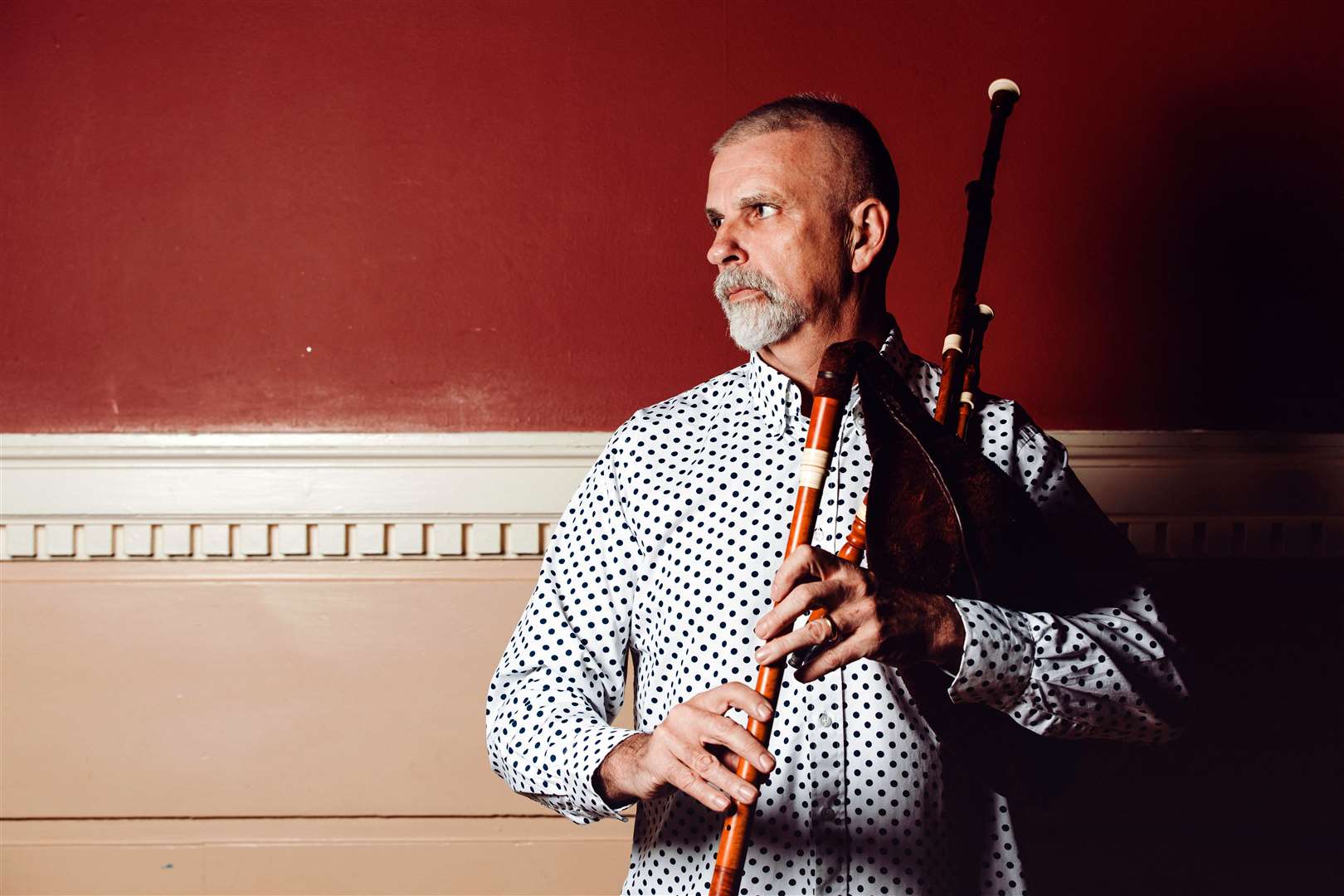Paul James pipes, picture Elly Lucas