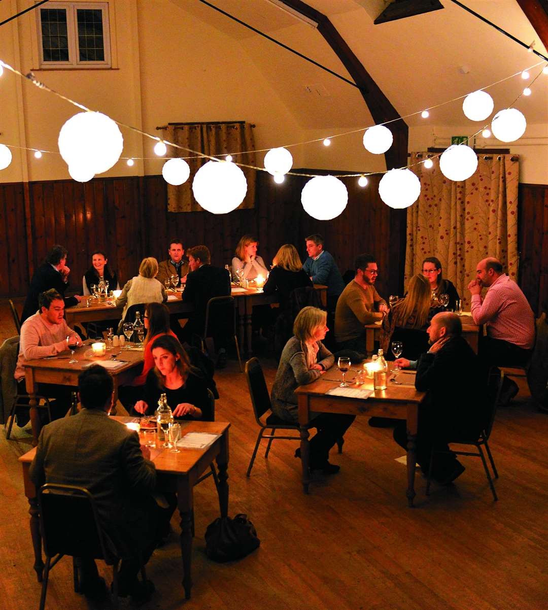 The Wandering Kitchen in Yattendon Village Hall