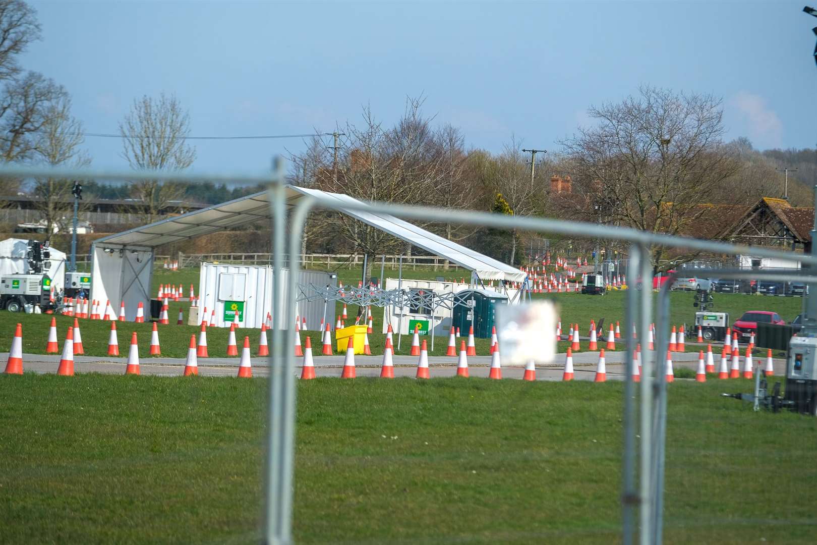 Testing centre at Newbury Showground. (55642038)