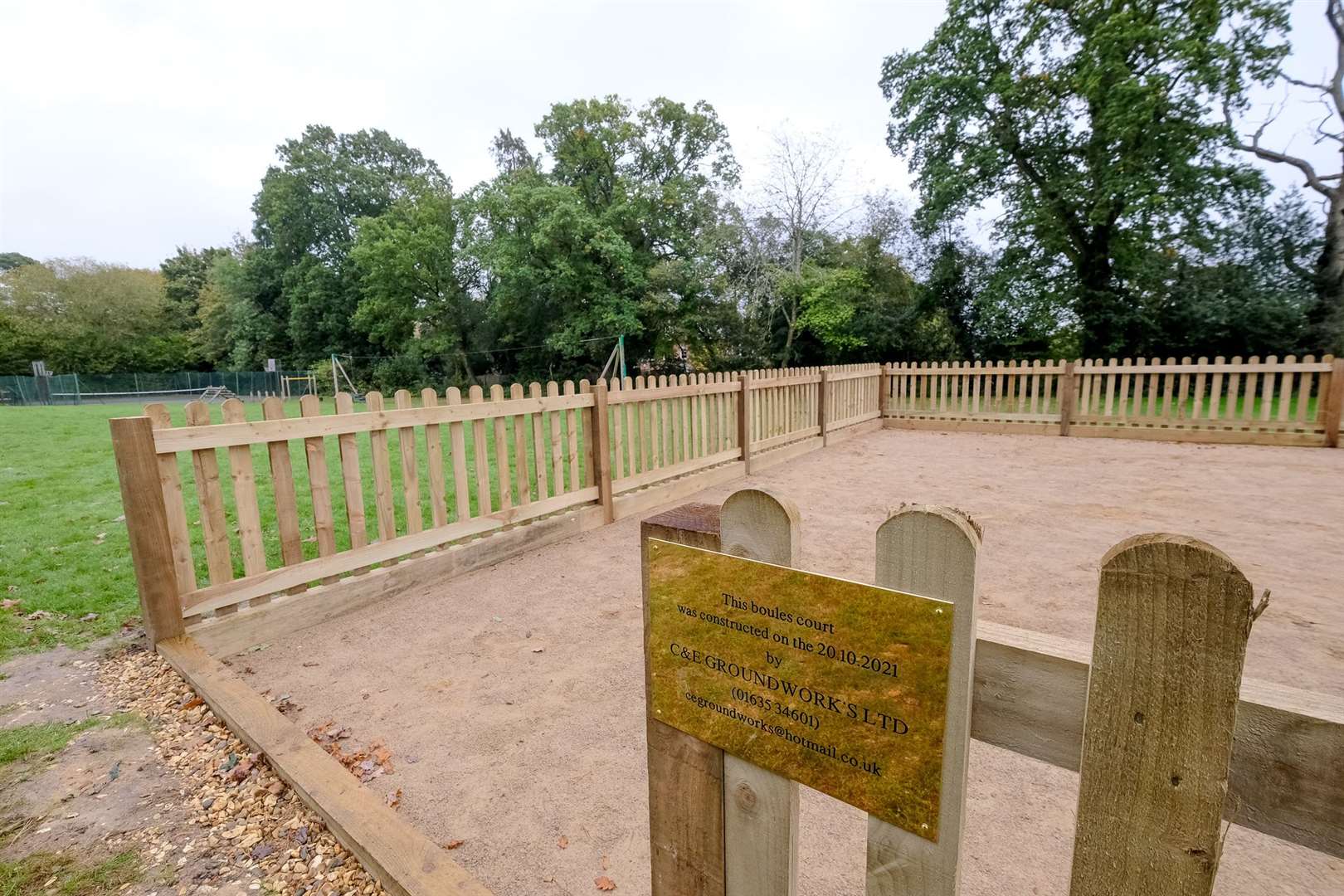 Woolton Hill Boules court in the recreation ground.Ref: 43-2221. (52683715)