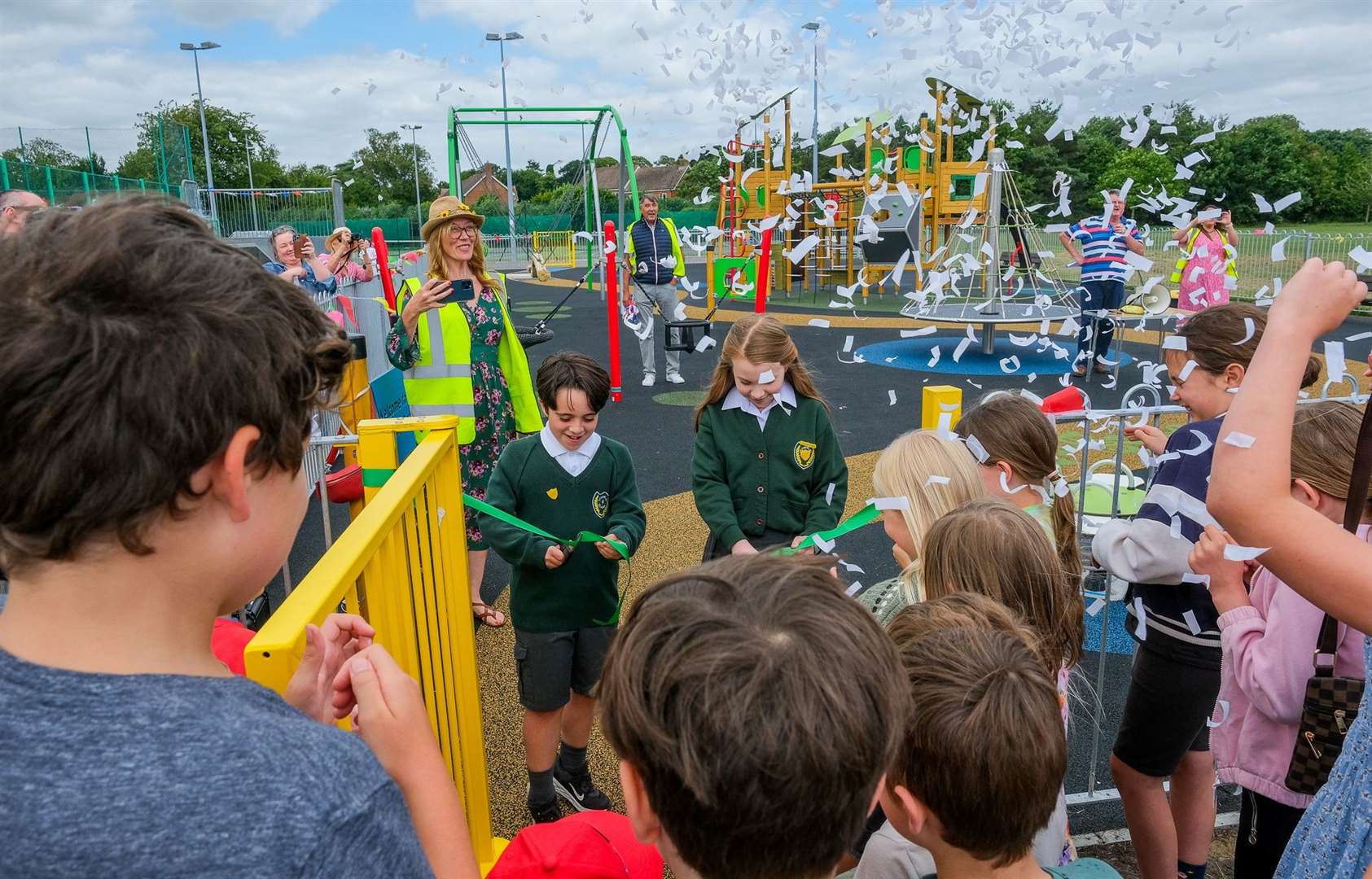 Opening of the new park in Chieveley