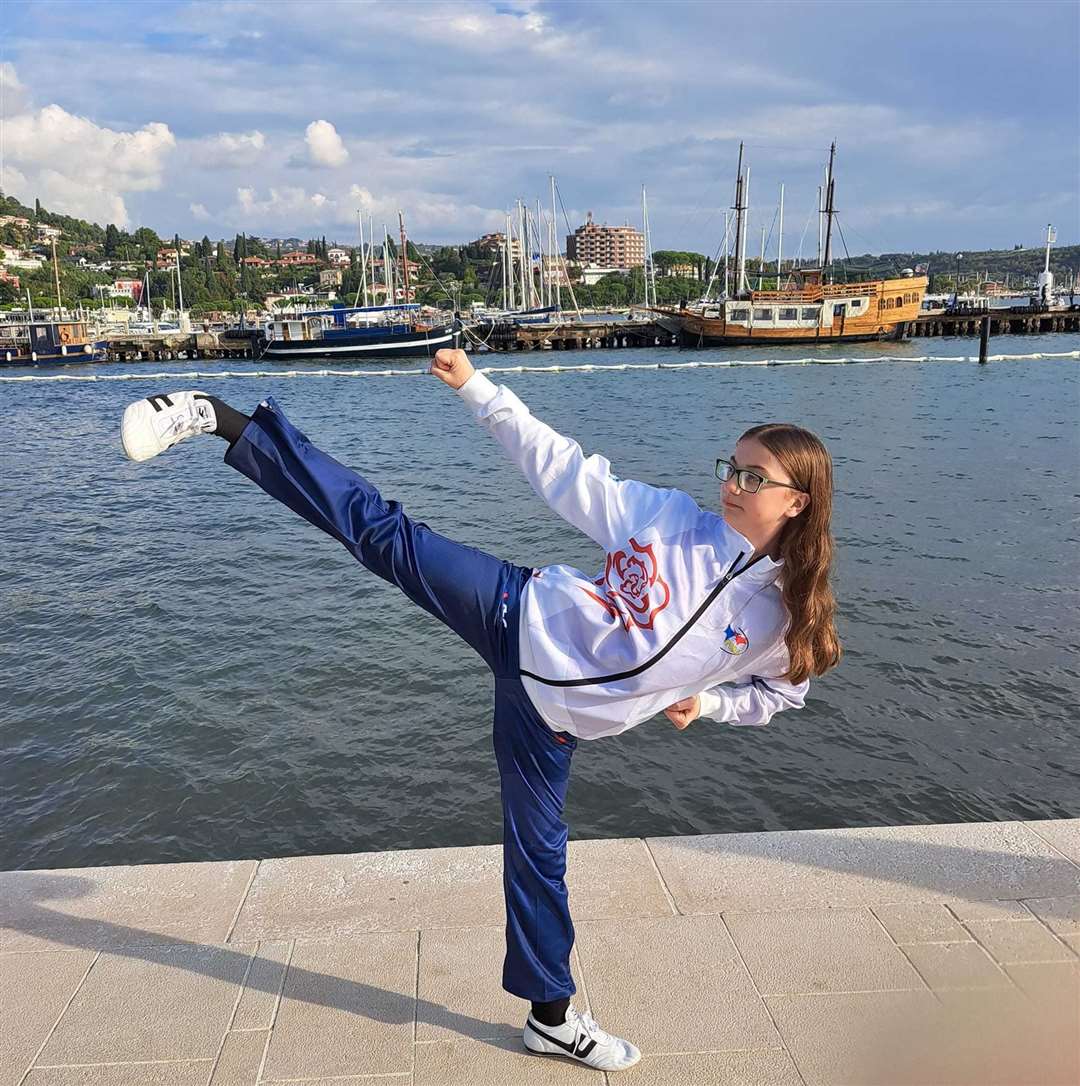 Megan Lockley in Slovenia