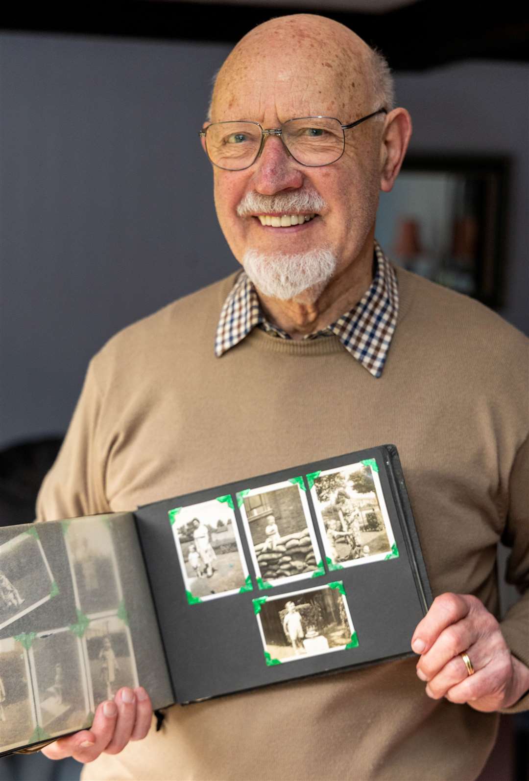 Brian said VE Day also brings sad memories of losing his father in the war