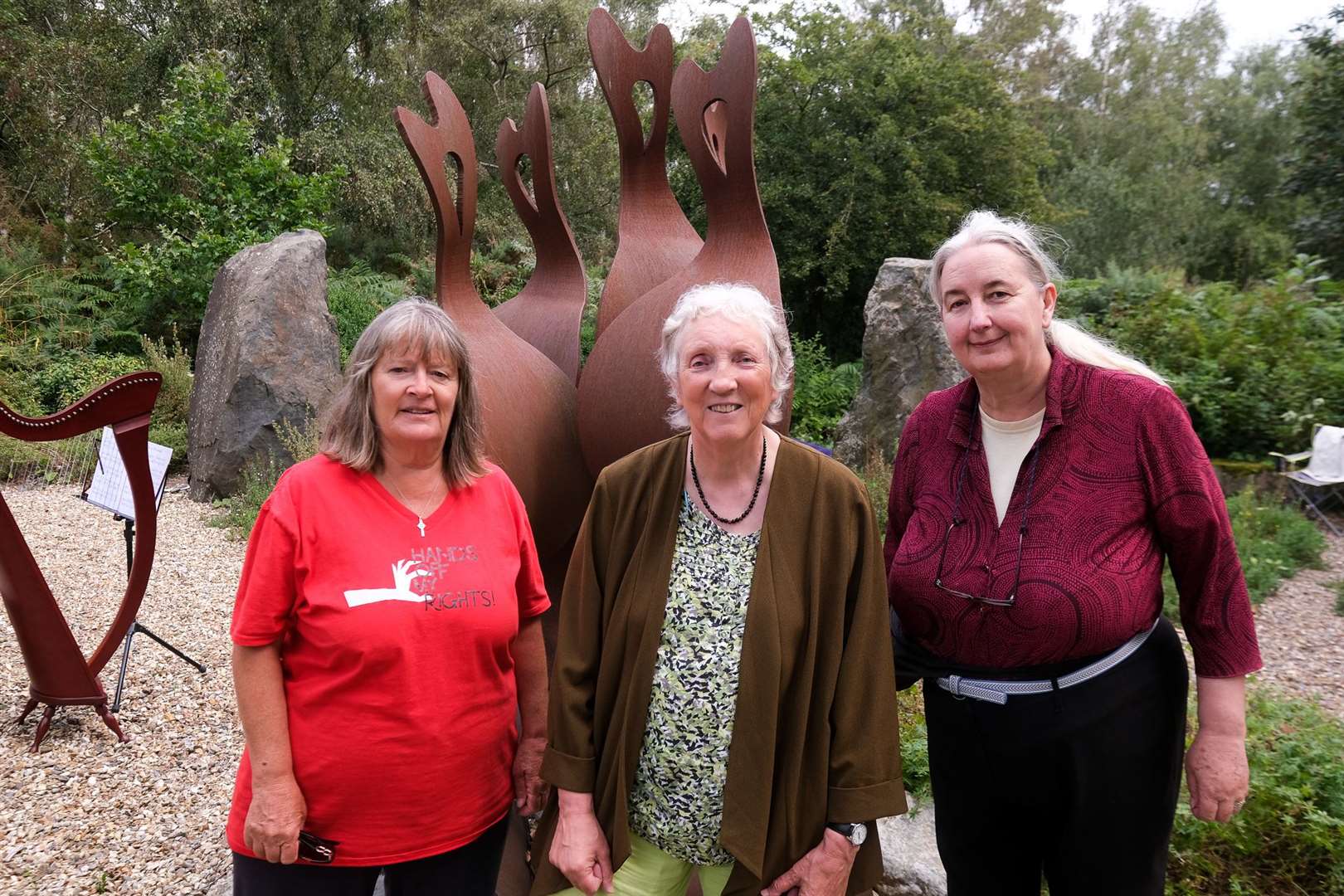 From left to right: Sue Lent, Mary Millington and Catherine Jones.