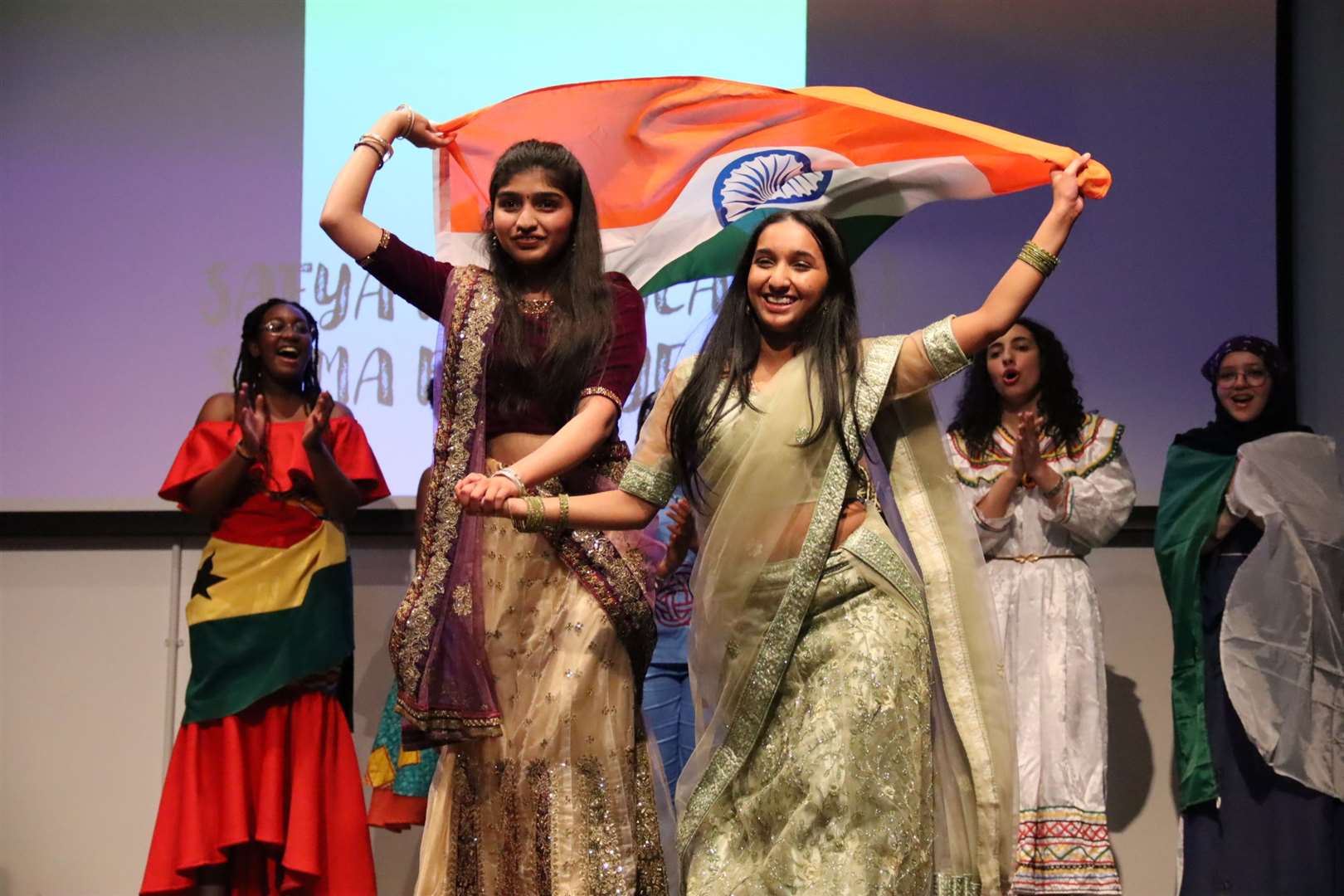 Photos from performances at Little Heath's cultural appreciation evening, credit: Little Heath School