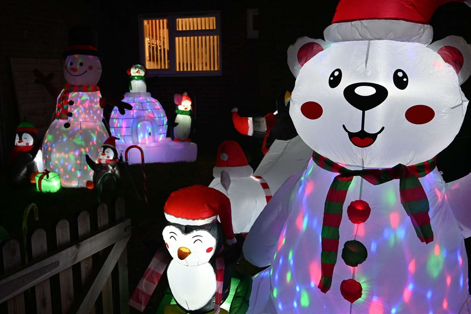 Steve Morgan's charity Christmas lights. Ref: 49-2121