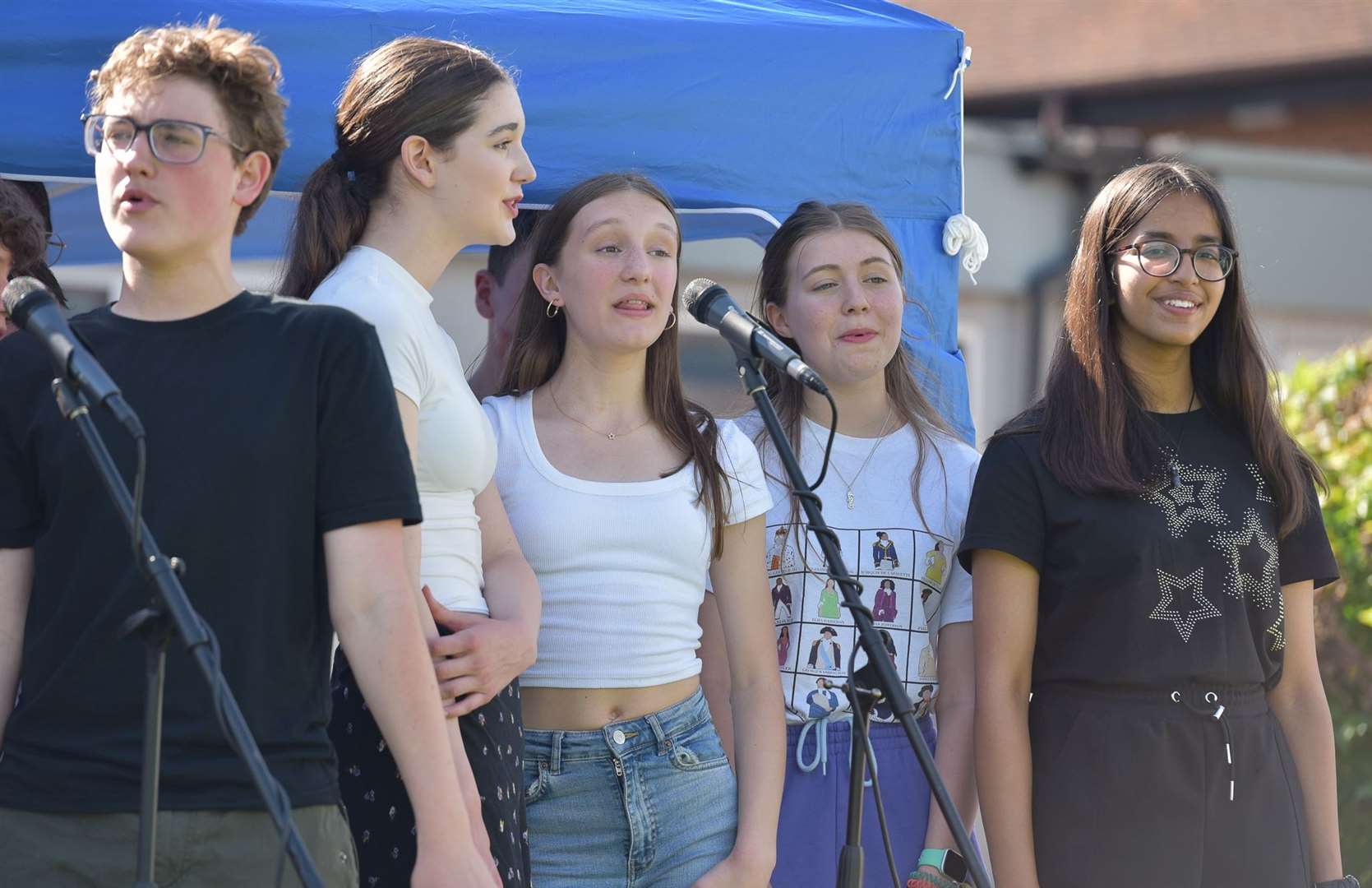 The Downs School choir perform at Summer Fete