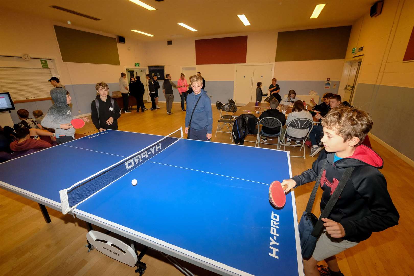 Young people in Thatcham spending their Monday night indoors with friends..Ref: 45-2521. (52943464)