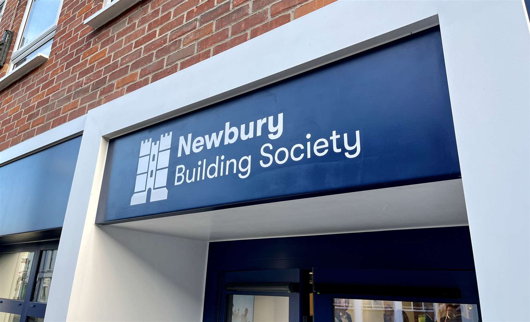 Newbury Building Society's recently refurbished branch in Thatcham High Street