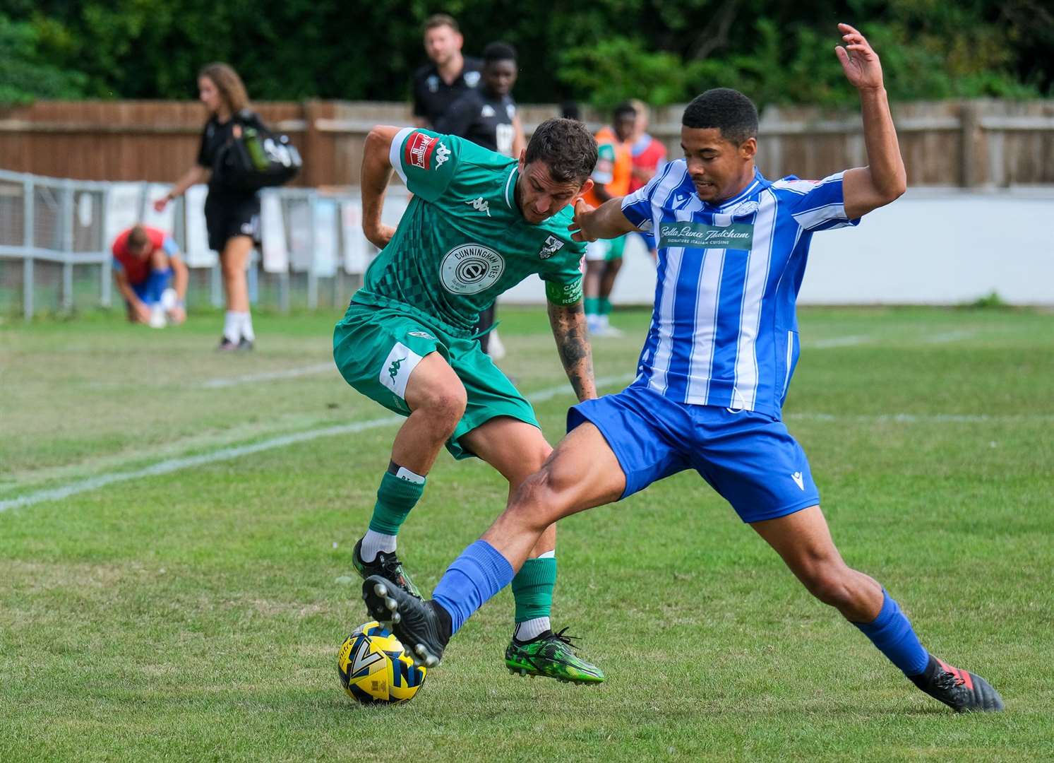Thatcham battle for the ball