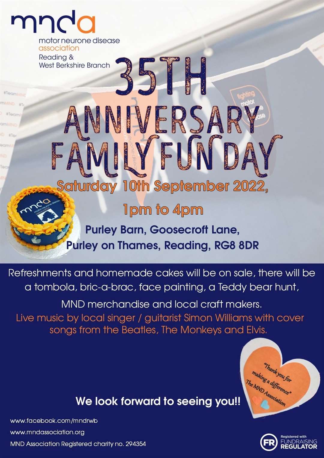 The poster for this weekend's event