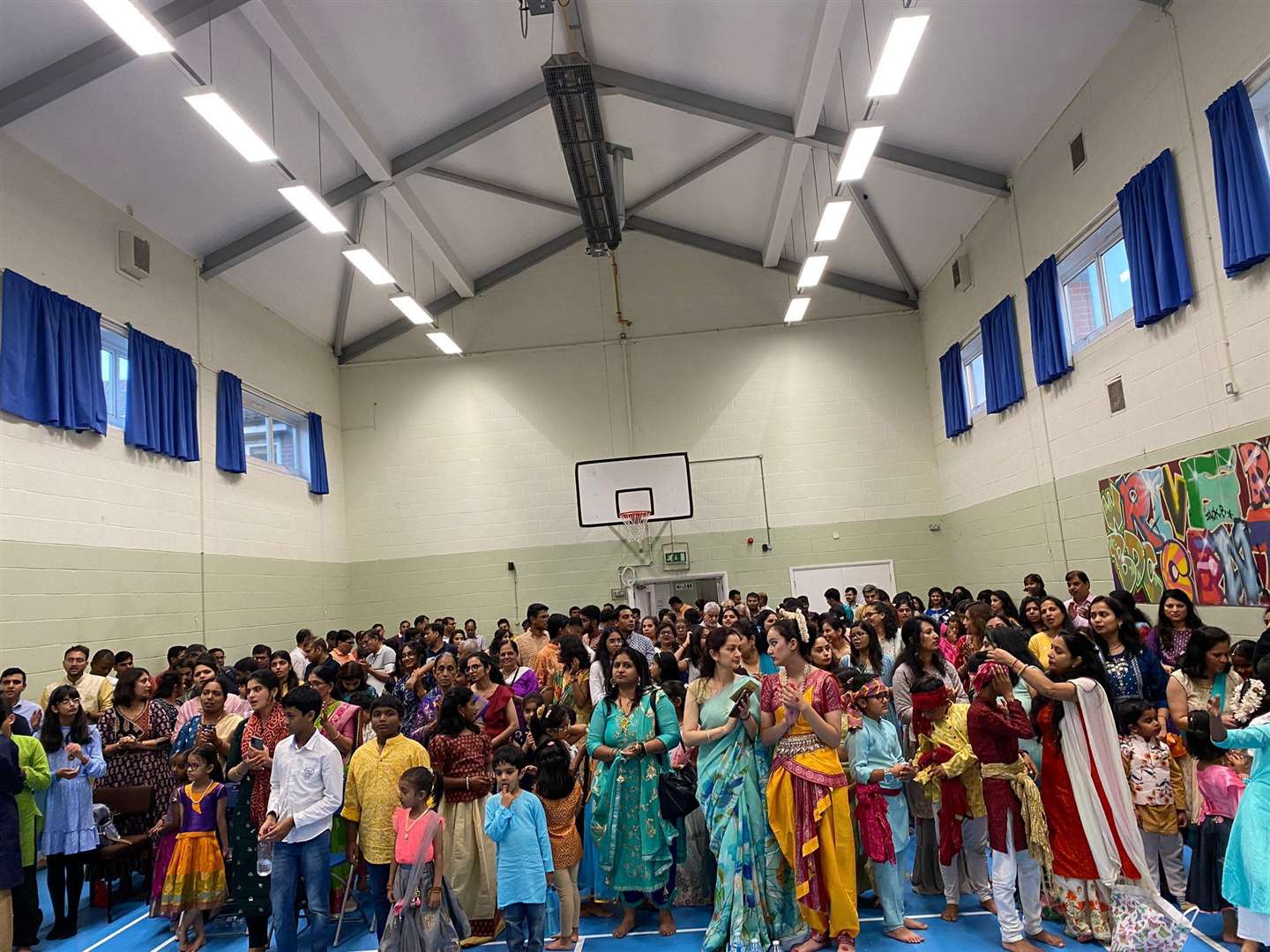 Photographs from the Krishna Janmashtami event at the Riverside Community Centre on September 10
