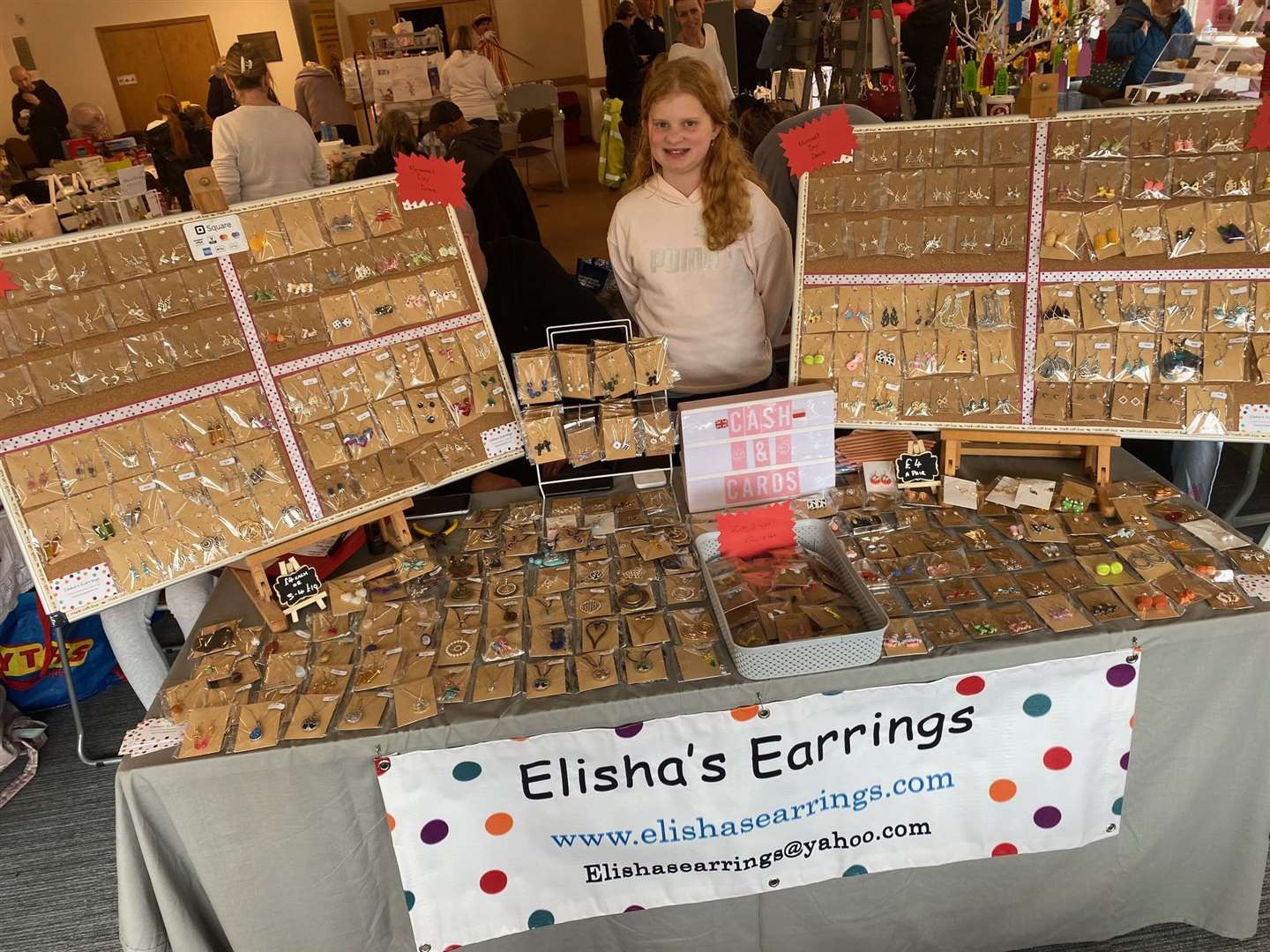 There were 30 local stalls at the fair on the day