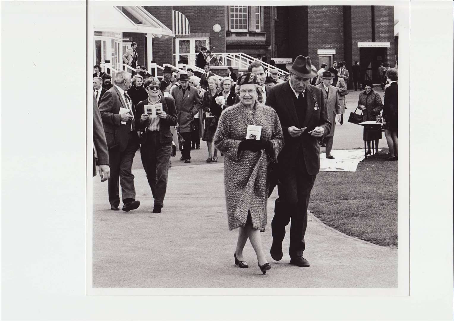 Walking among the crowds in 1993