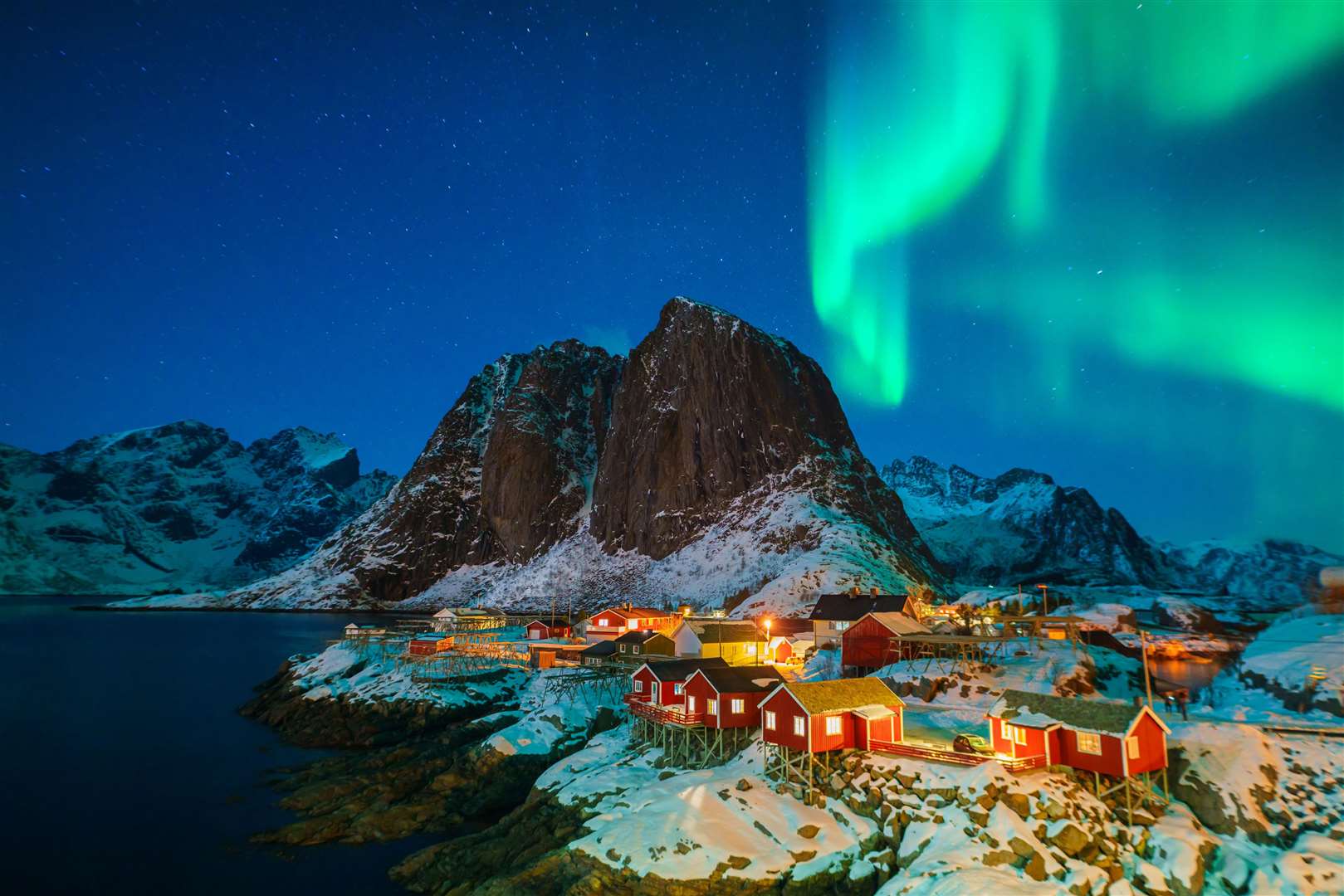 The colourful Northern Lights are most commonly seen in Scandinavian regions. Image: Stock photo.