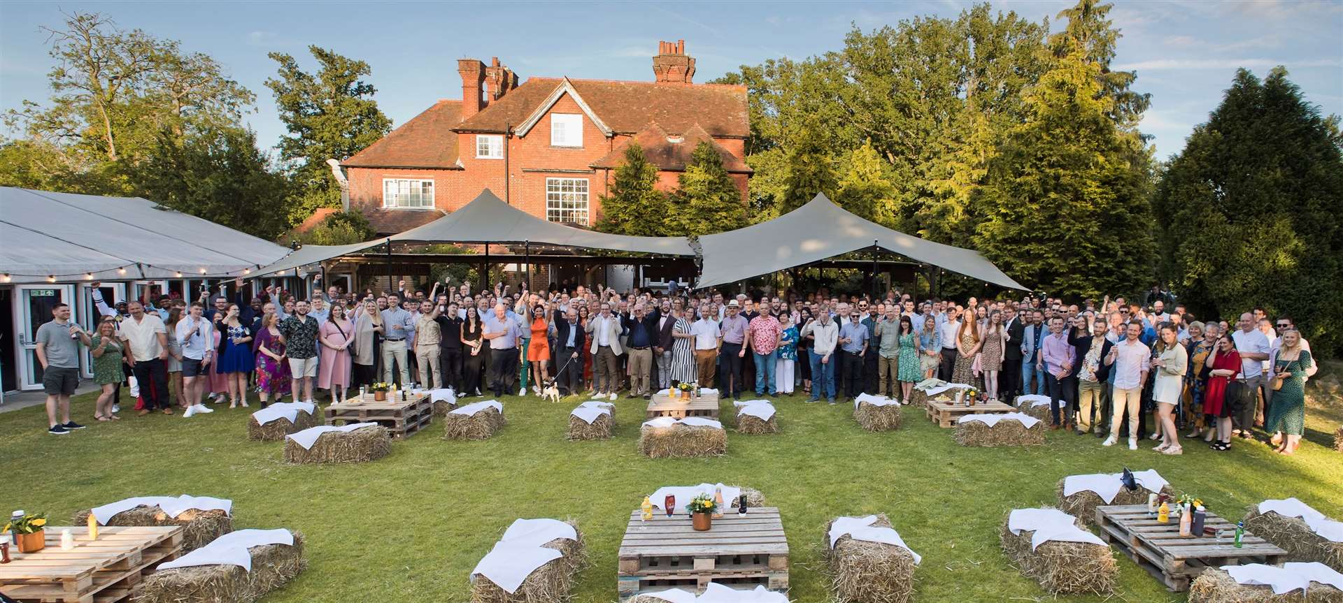 Xtrac employees taking a moment to pause, celebrate and contemplate the next 40years
