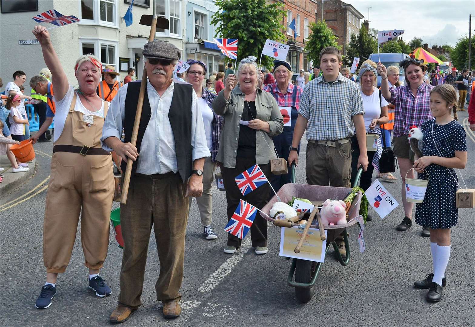 The 2019 Hungerford carnival parade