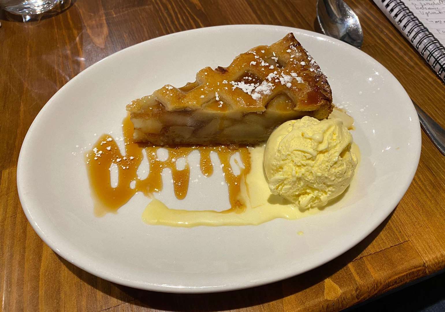 Torta di mele (£7.25)