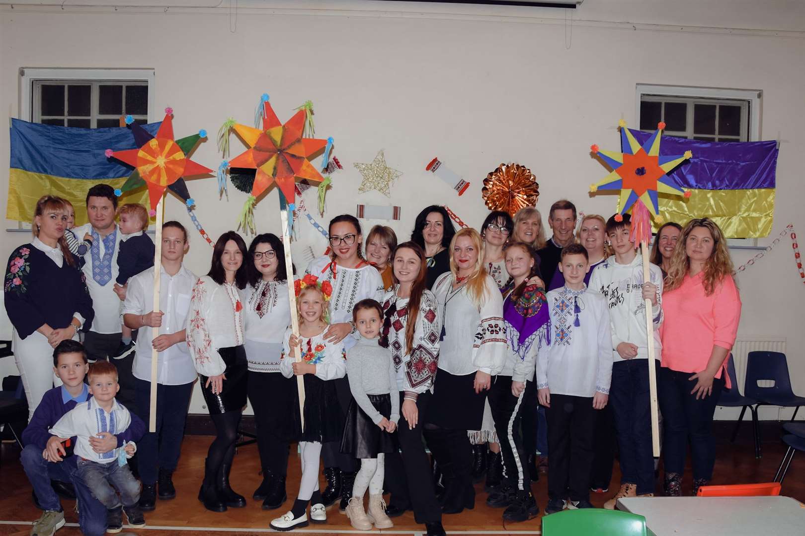 The Ukrainian Orthodox Christmas Day was celebrated with a party in Newbury