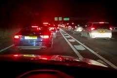 Traffic queuing on the way to Newbury Showground. Credit: Lucy Buller