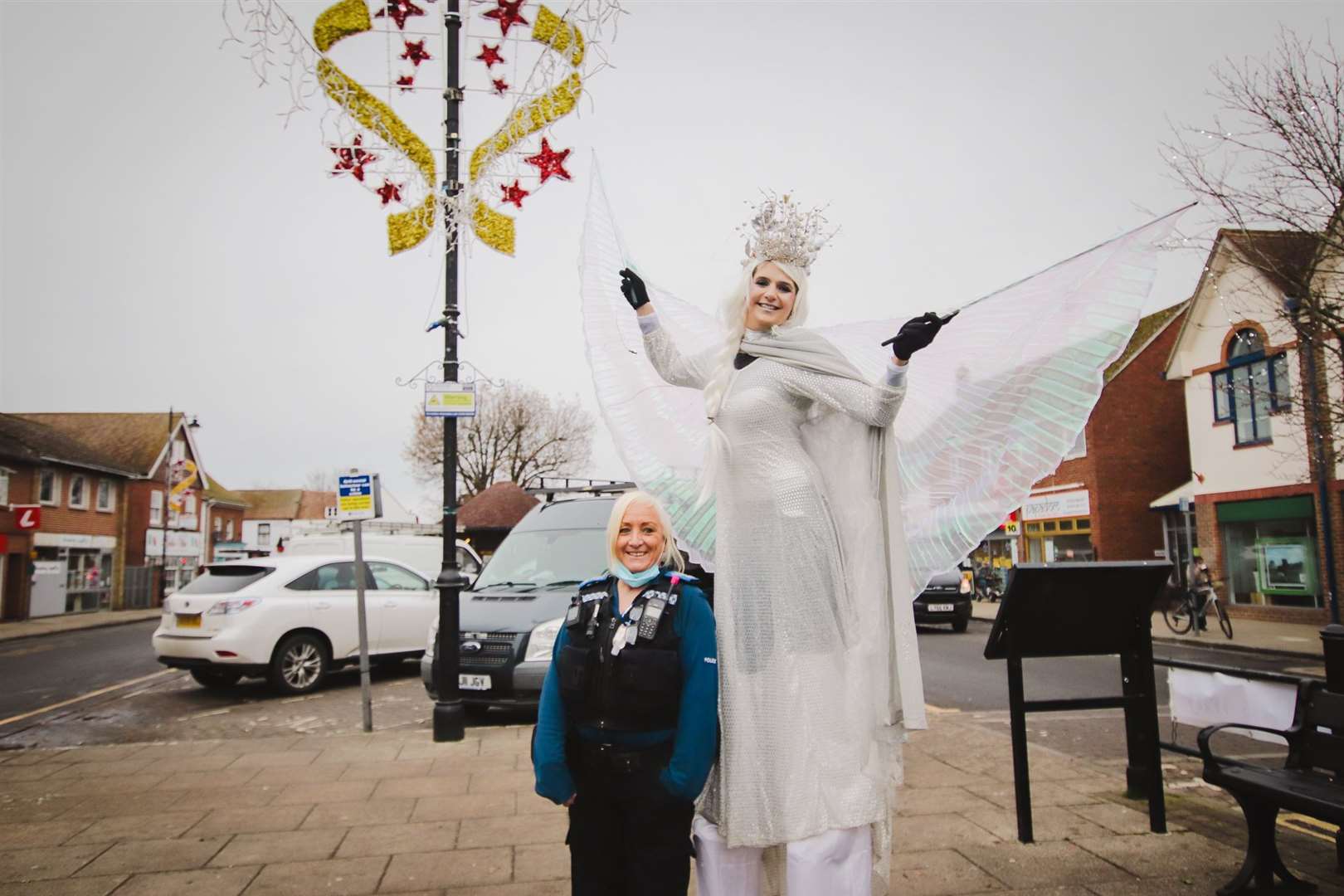 An ice queen making a stop into Thatcham this Christmas. Picture by: Thatcham Town Council. (53796326)