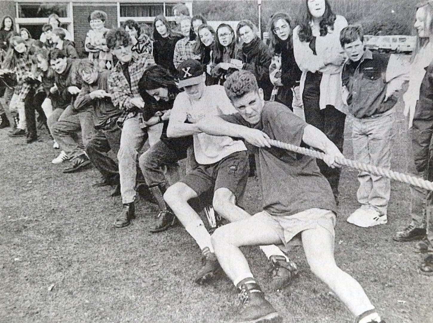 The Clere School’s tug o’war