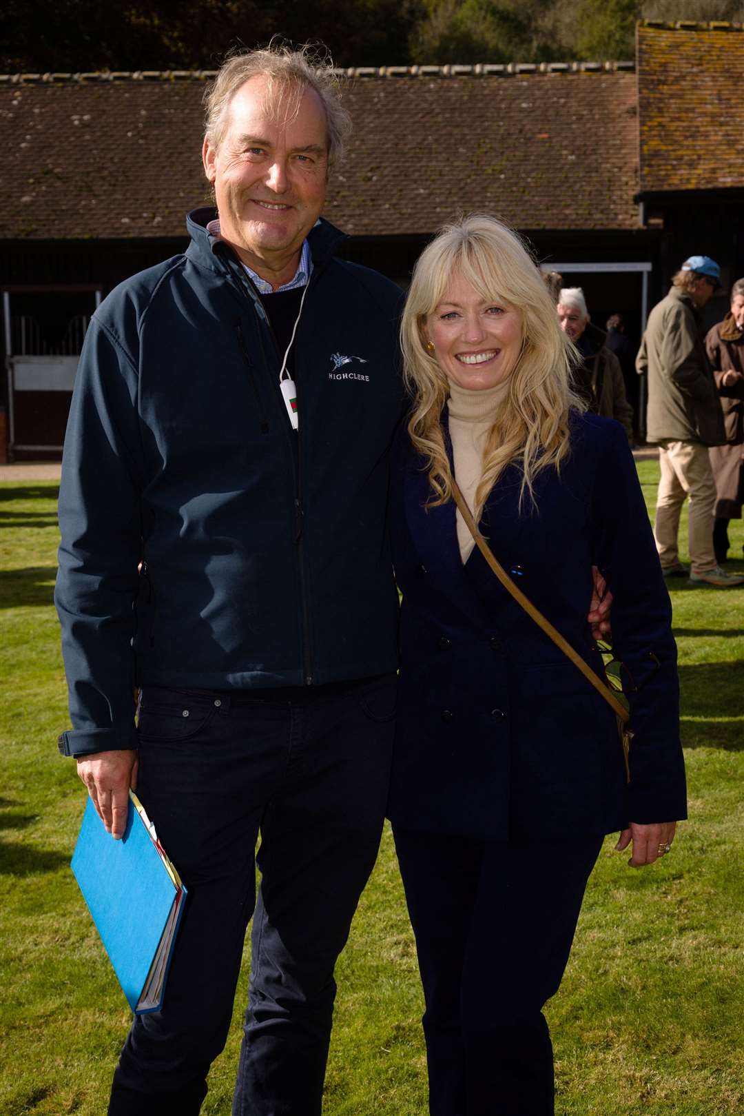 Herbert and his wife, TV chef Clodagh McKenna, who curated the food menu for the day