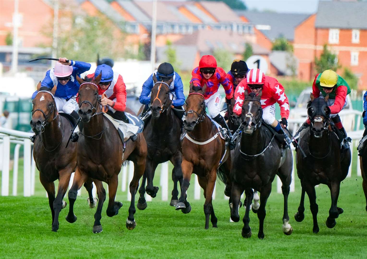 Sacred wins the BetVictor Hungerford Stakes
