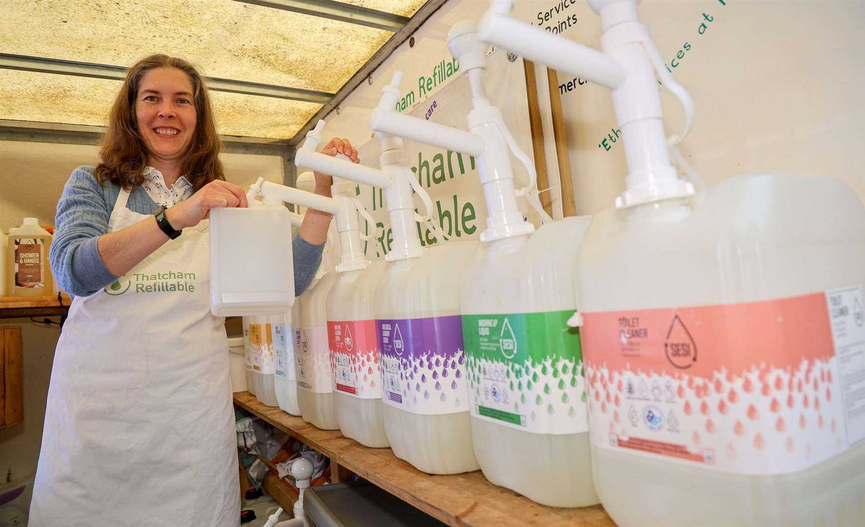 Jenny Kirby started Thatcham Refillable six years ago