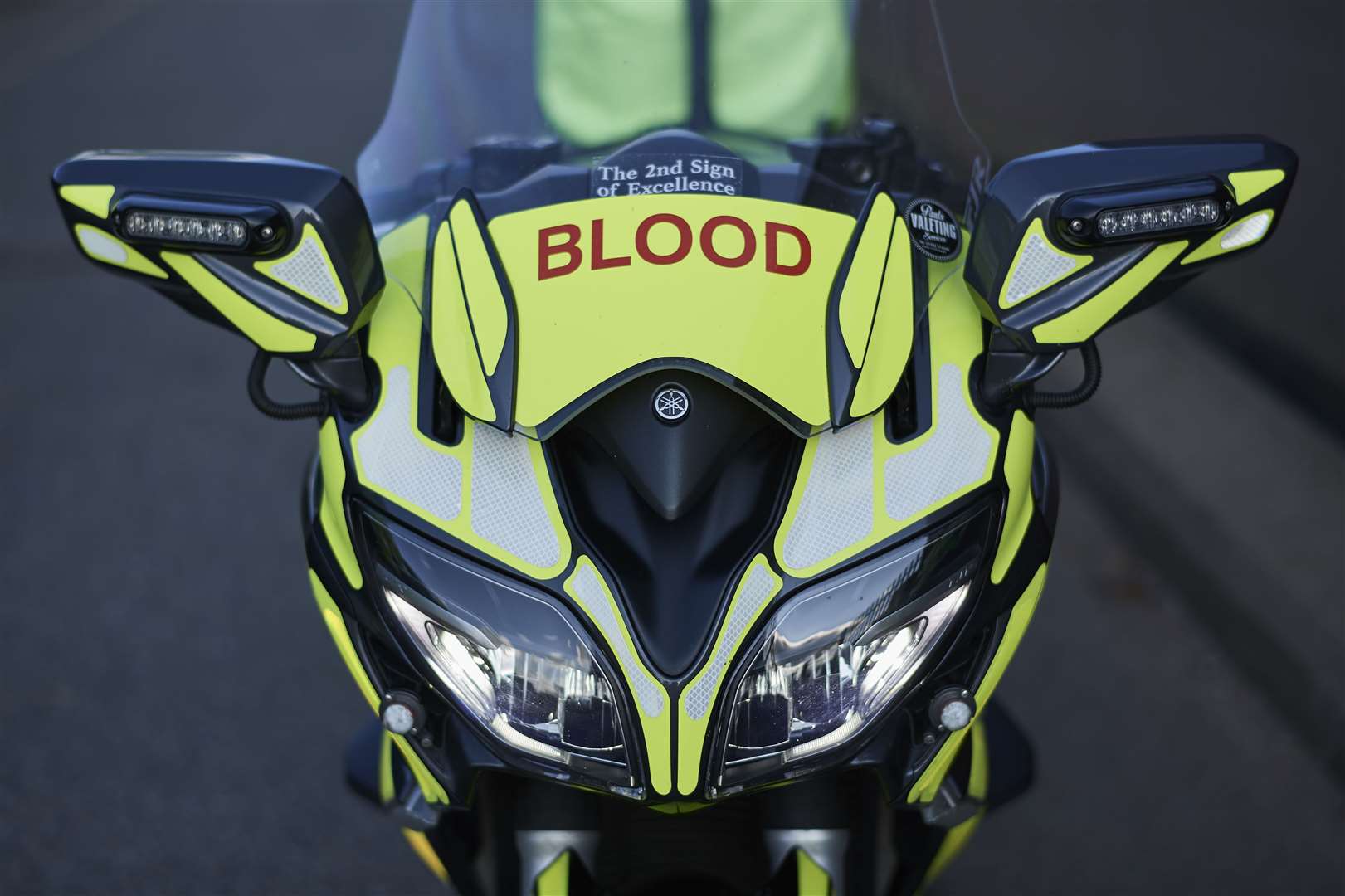 The 'blood bikes' transport emergency blood supplies and other medical products between NHS centres out of hours