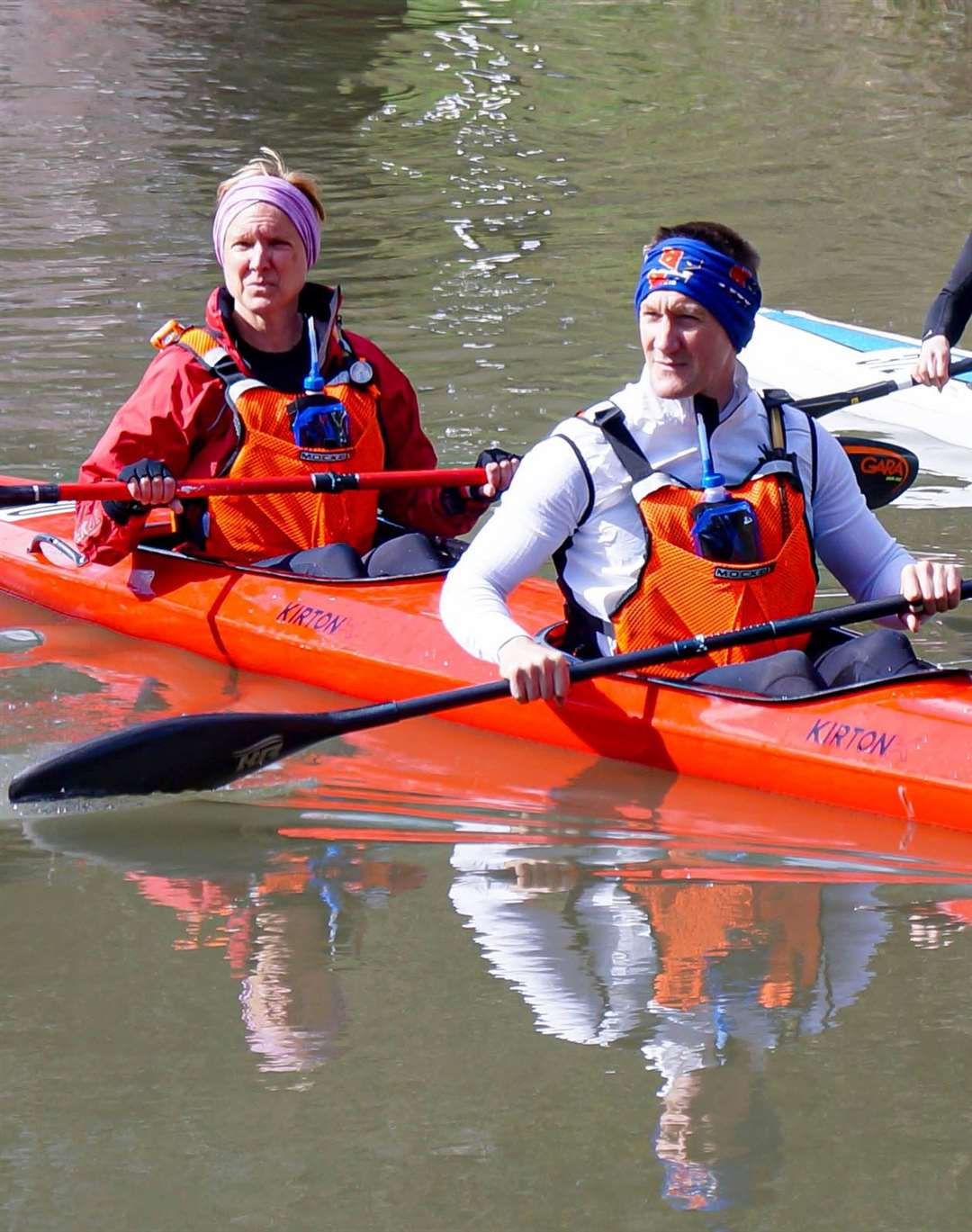 Alex and Rebecca on the start line