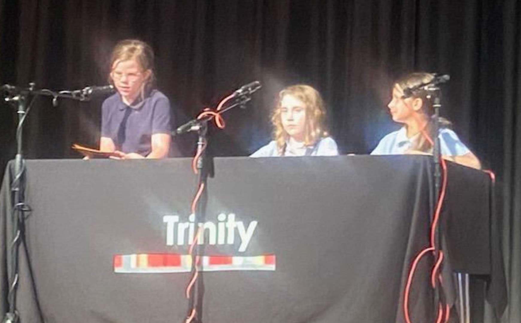 Pupils from Speenhamland Primary School presenting their topic