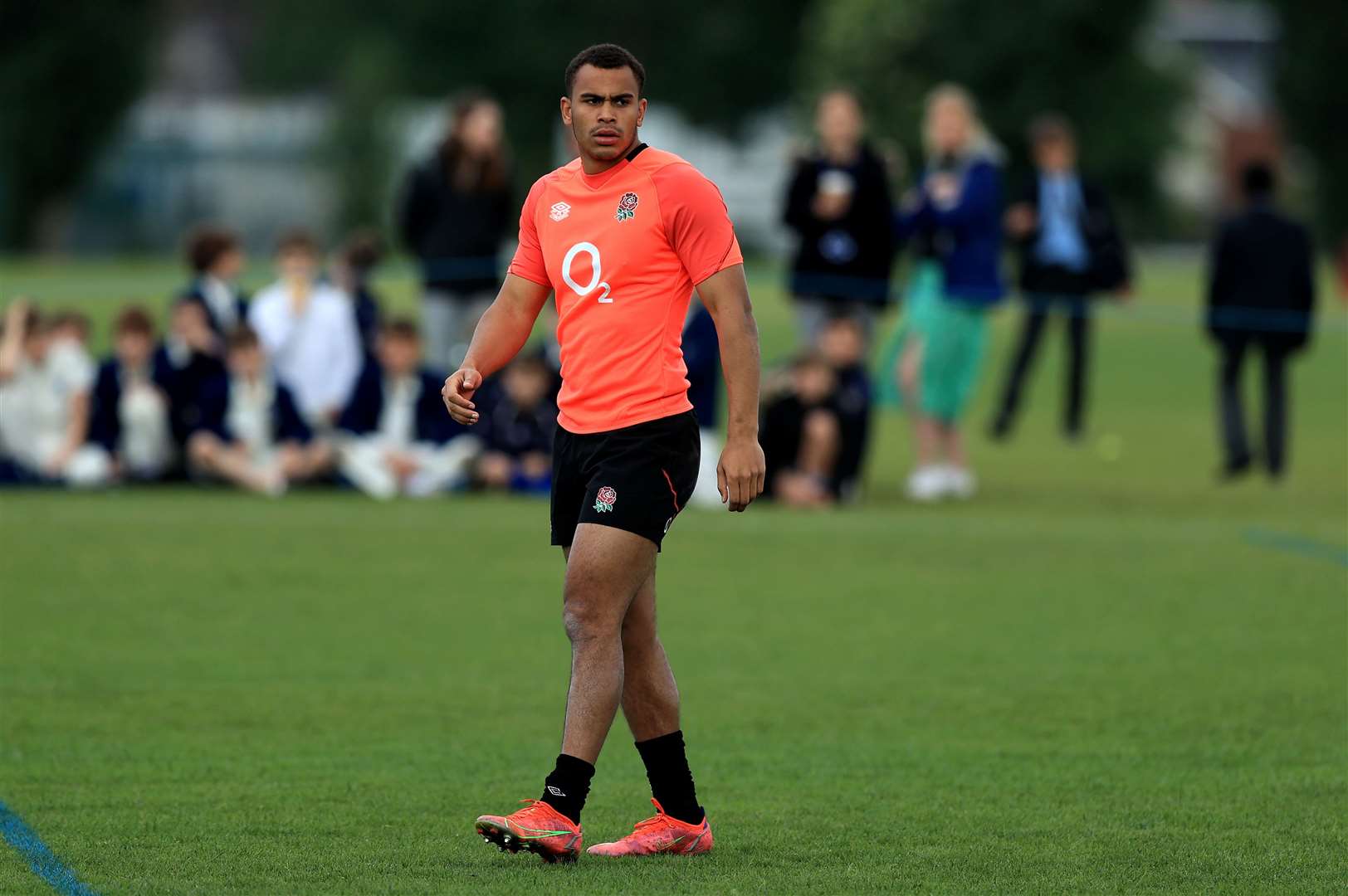 Will Joseph in training with England. Picture from the RFU Collection via Getty Images