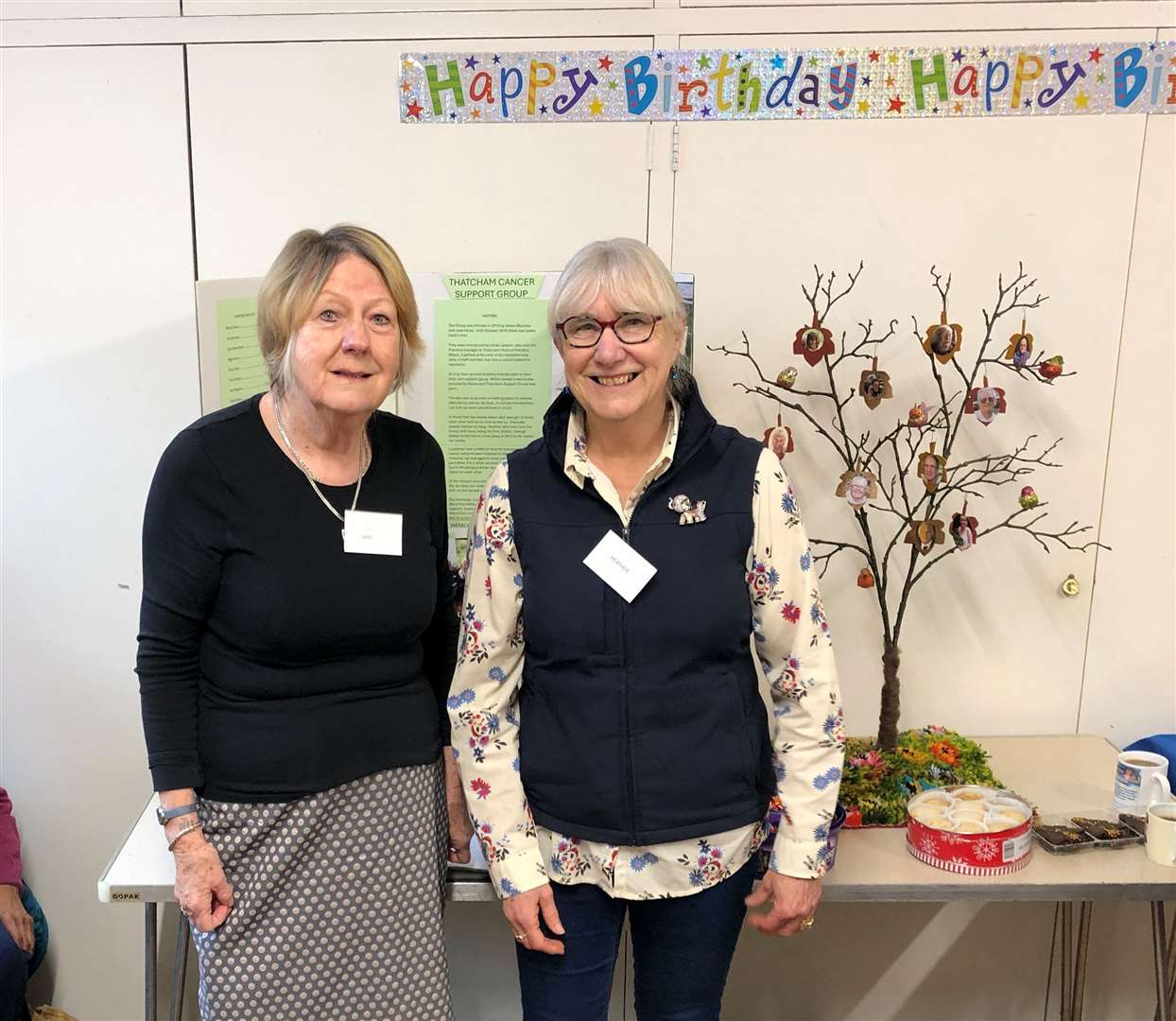 Organisers Jane Hicks and Heather Gassor