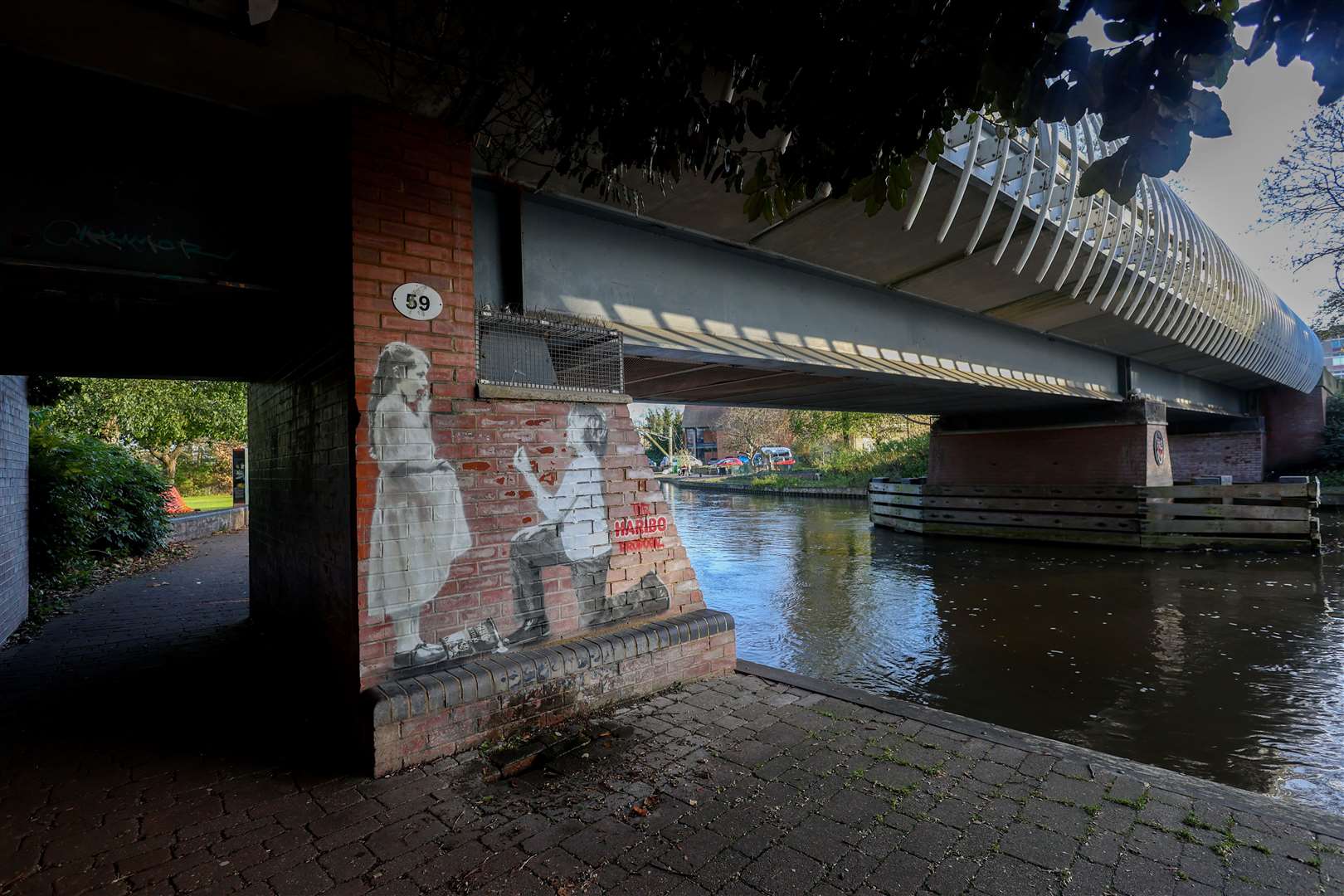 The Haribo Proposal on the New American Bridge in central Newbury