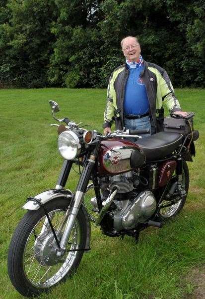 Malcolm Arnold's 1959 650 G12 CSR Matchless Pic: Geoff Fletcher