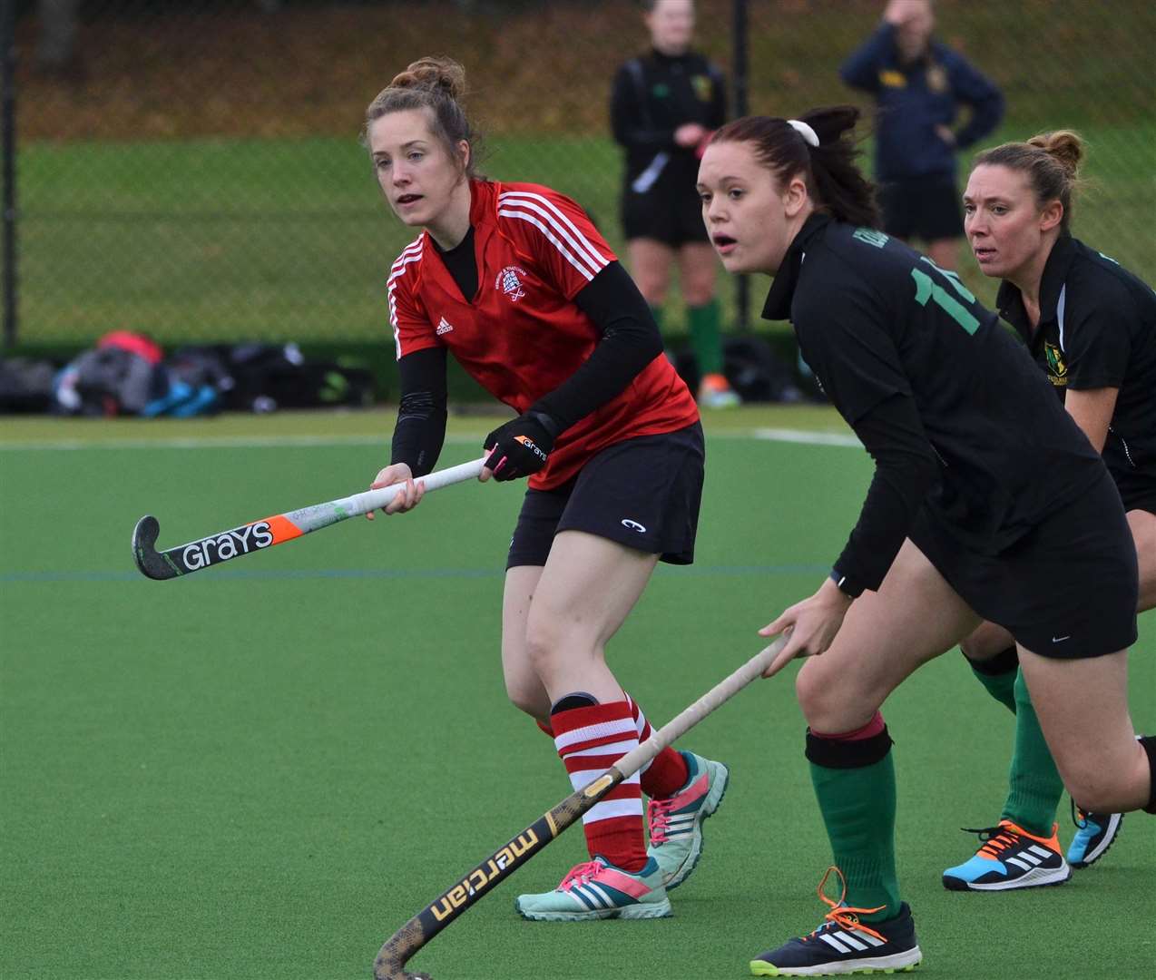 Hockey action at Henwick