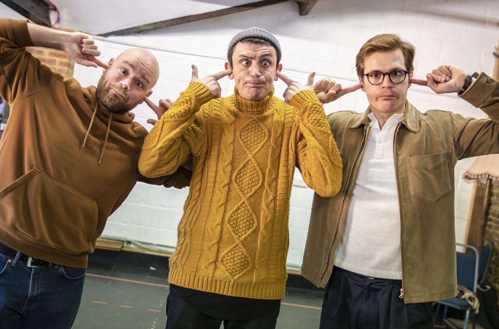 Jeremy Lloyd, John Dagleish and George Kemp, Pamela Raith Photography