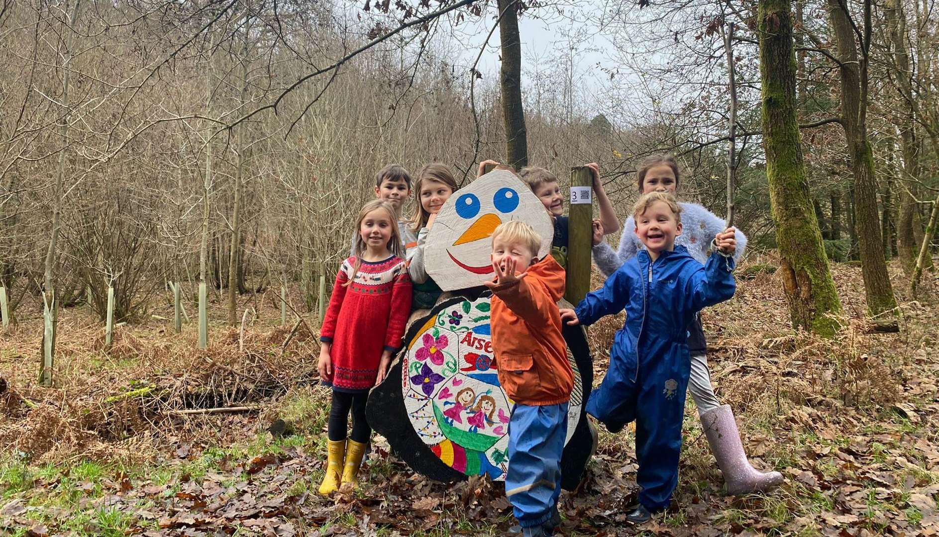 Snowman Trail at Englefield Estate