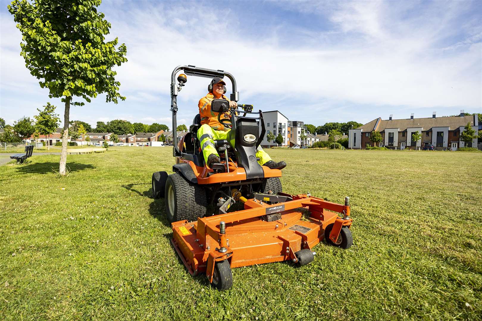 One of the mowers used by Basingstoke and Deane Borough Council, credit: Stewart Turkington