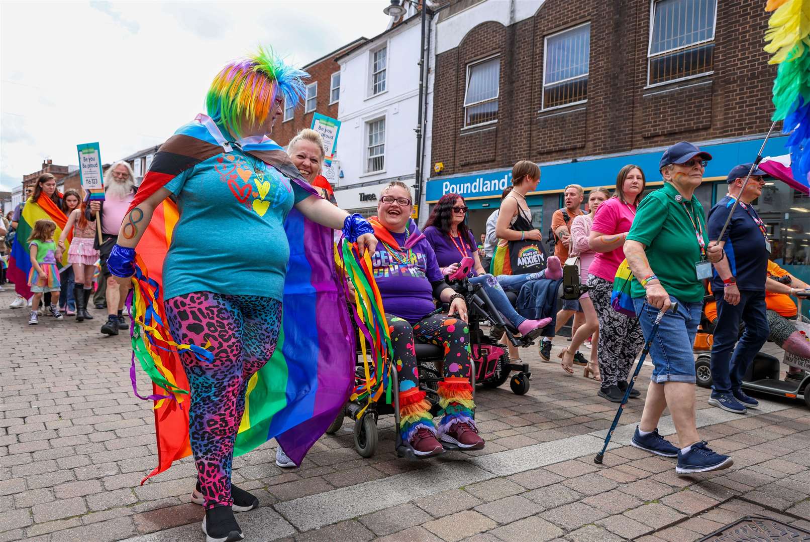 Last year’s Newbury Pride march through the town centre